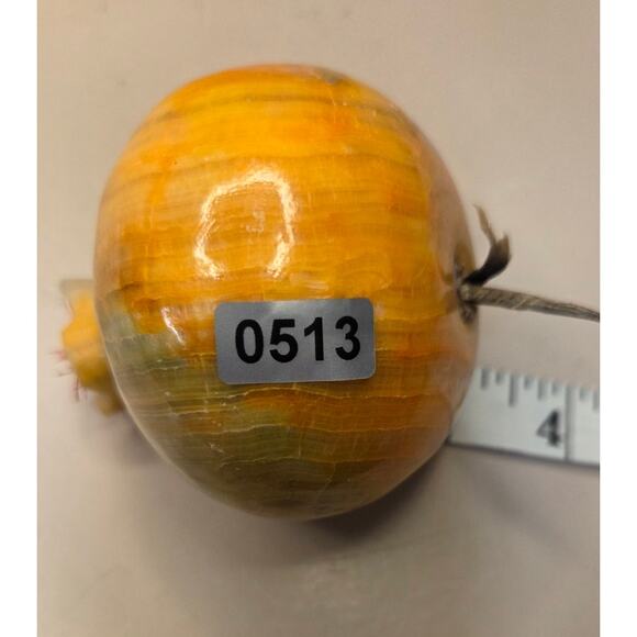 Vintage Italian Marble Pomegranate Carved. MCM Decor - Picture 6 of 6